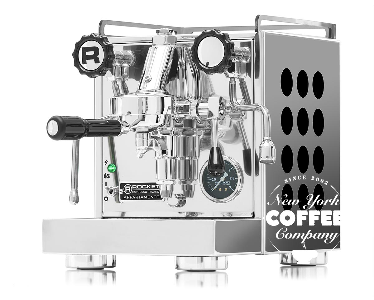 Rocket Appartamento Espressomaschine Schwarz