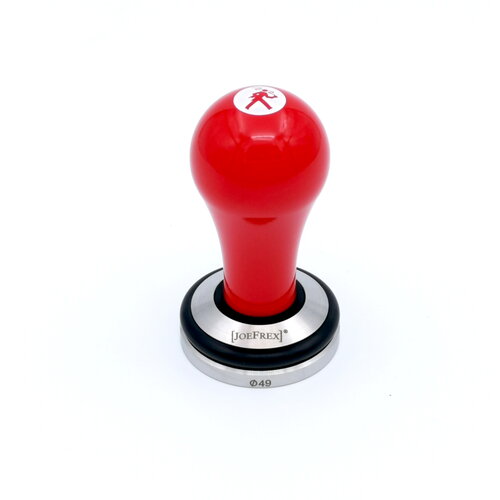 Olympia Express Tamper rot mit Logo, 49 mm